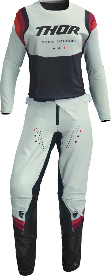 Thor Pulse Rev Pantaloni de motocross pentru doamne verde/negru 3/4 Figura 4