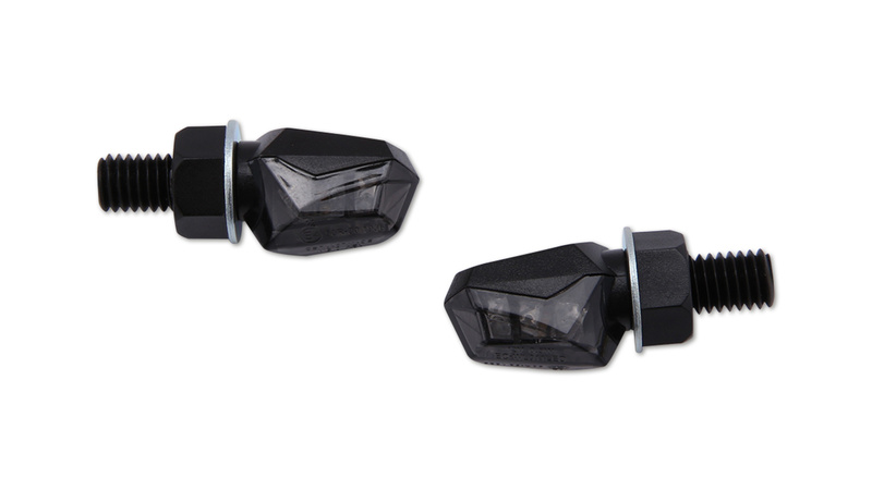 HIGHSIDER Smart Tiny LED-indikatorhus Svart / Lins Rökt (Par), Bak Figur 5