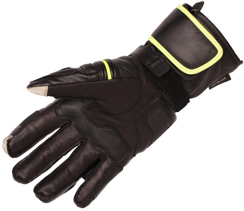 Rukka Imatra Gore-Tex Moottoripyörän käsineet musta/keltainen 7 Kuva 2