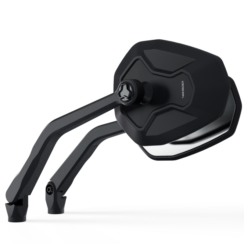 HIGHSIDER pro Styre Spegel Ventura-RS Svart (Par) Figur 1