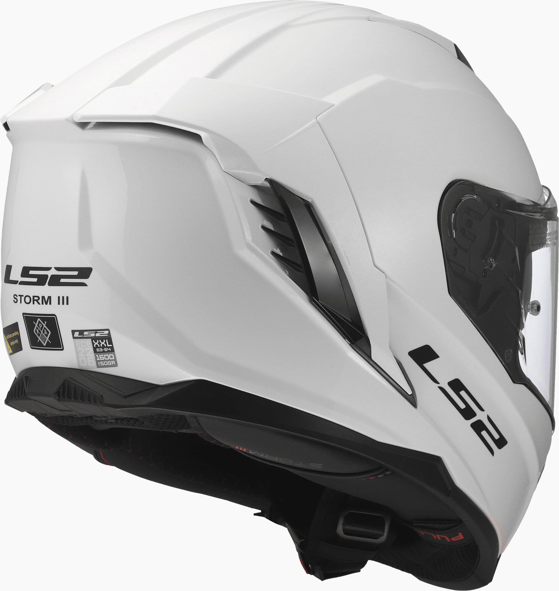 LS2 FF818 Storm III Helm Wit XL (61/62) Figuur 4