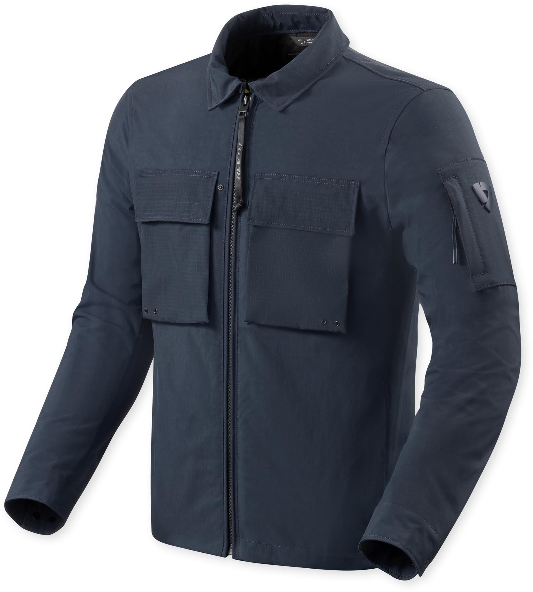 Revit Yaletown Motorfiets Functioneel Shirt Donkerblauw L Figuur 1