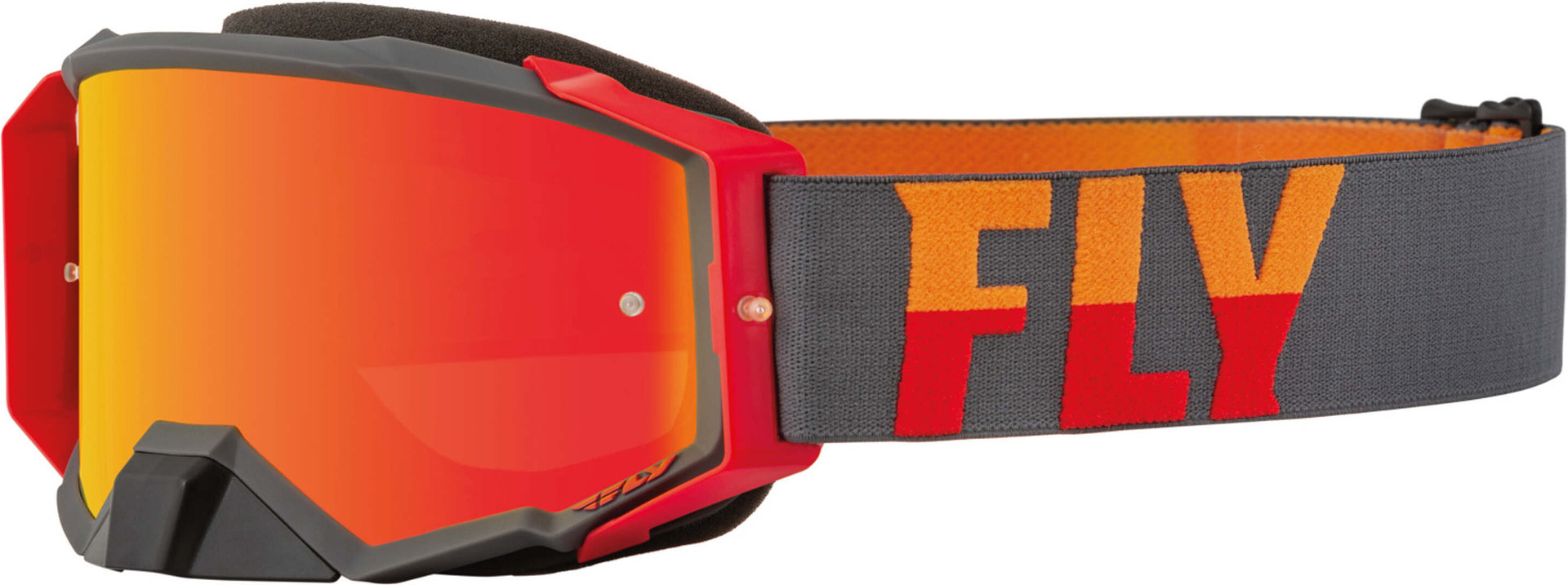 Fly Racing Zone Pro Ochelari de motocross portocaliu/gri Figura 1