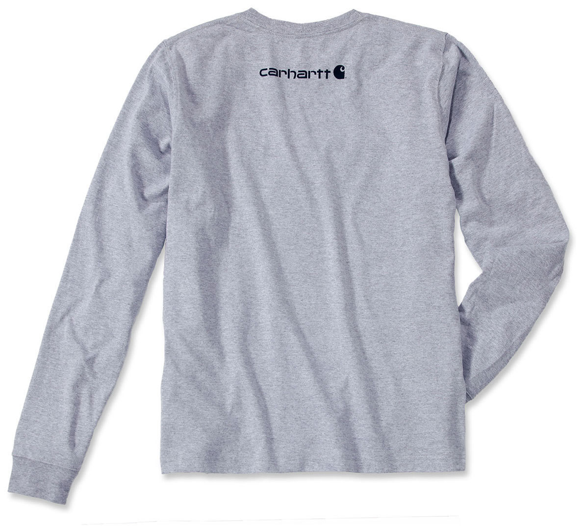 Carhartt Logo Langarmshirt hellgrau L Abbildung 2
