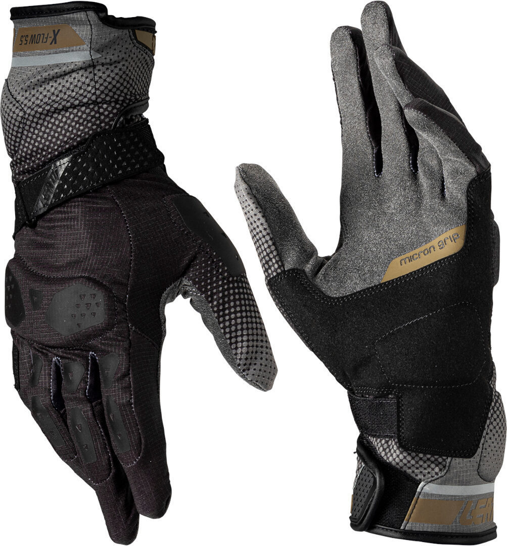 Leatt ADV X-Flow 5.5 Motorcykel handsker Sort M Figur 1