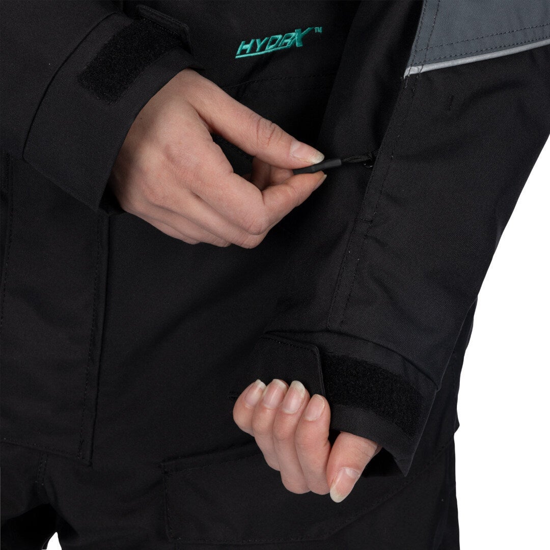 FXR Excursion Dame Et stykke snescooterdragt sort/grå/grøn 14 Figur 5
