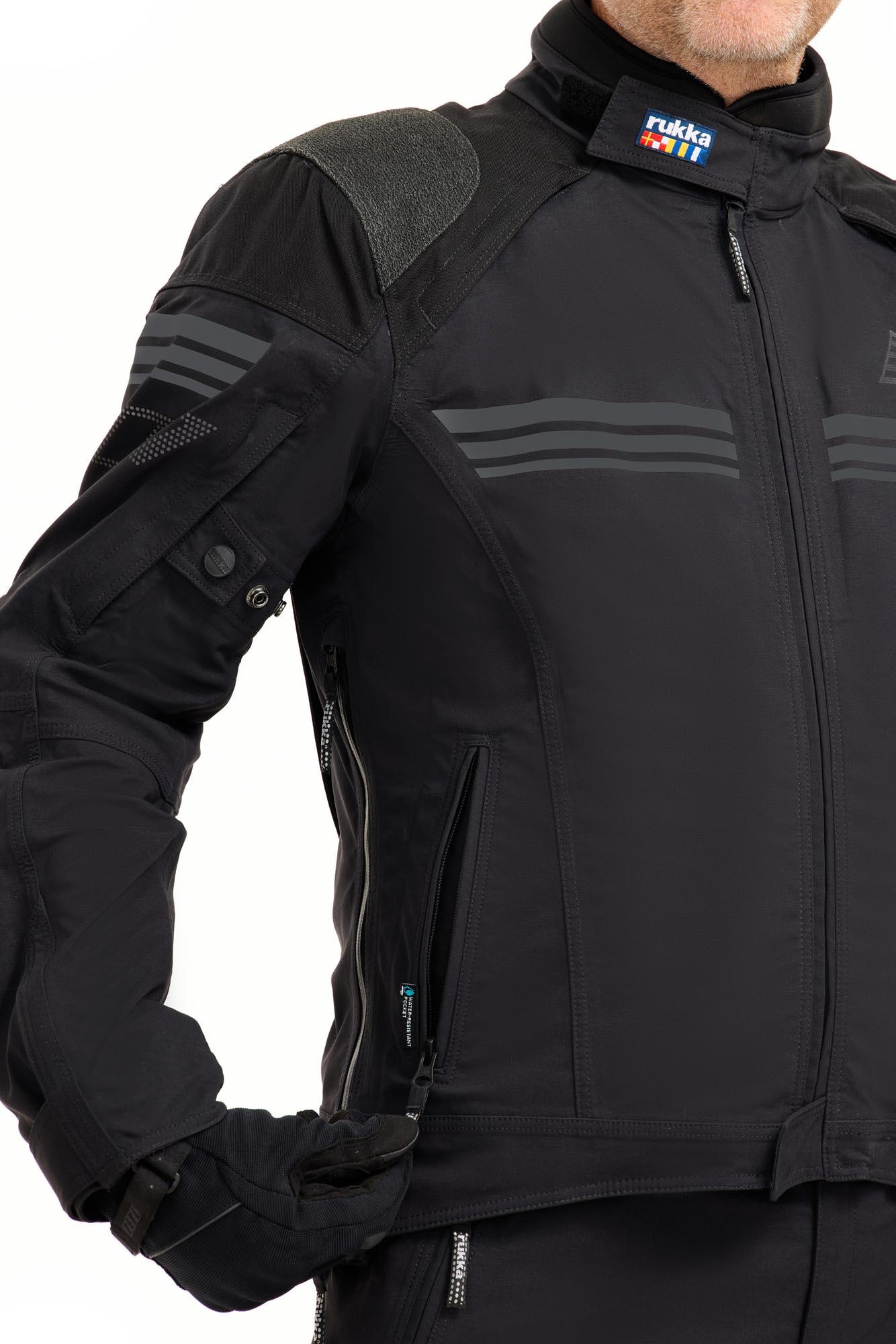 Rukka Armatou-R Motorfiets textiel jas Zwart 64 Figuur 5