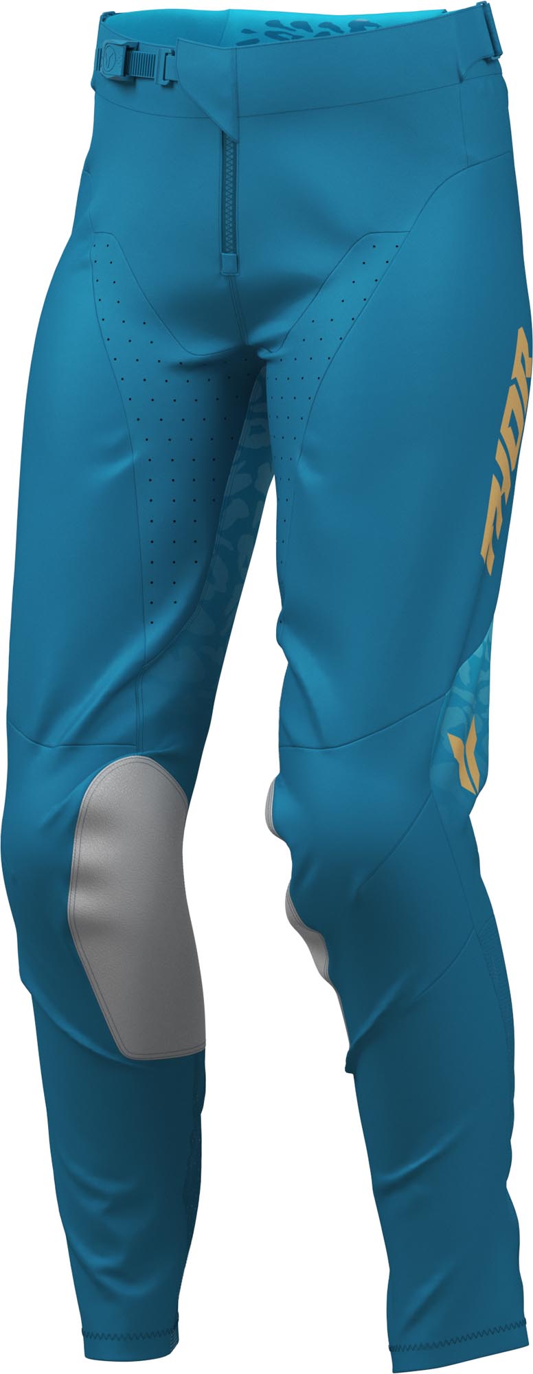 Thor Launchmode Spotted Damen Motocross Hose dunkelblau/hellblau 1/2 Abbildung 1