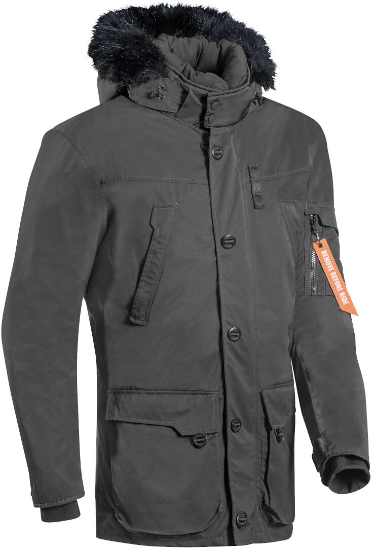 Ixon Ontario Motorrad Textiljacke anthrazit L Abbildung 1