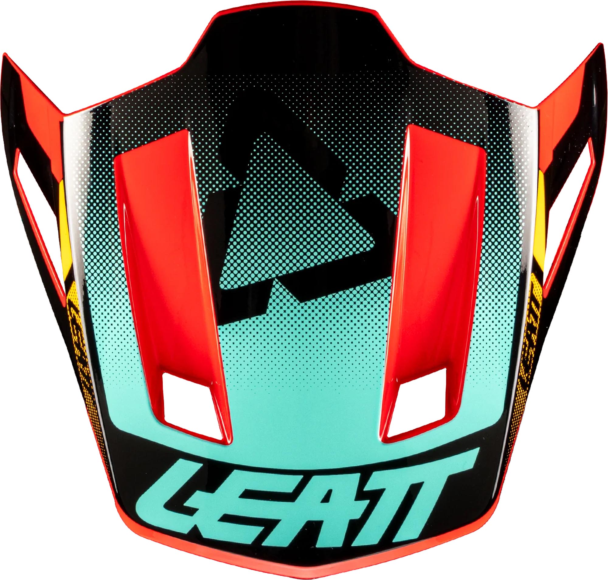 Leatt Moto 7.5 Graphic Helmet Peak red/blue Figure 1