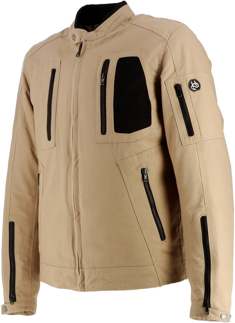 Helstons Puma waterproof Motorcycle Textile Jacket beige M Figure 8