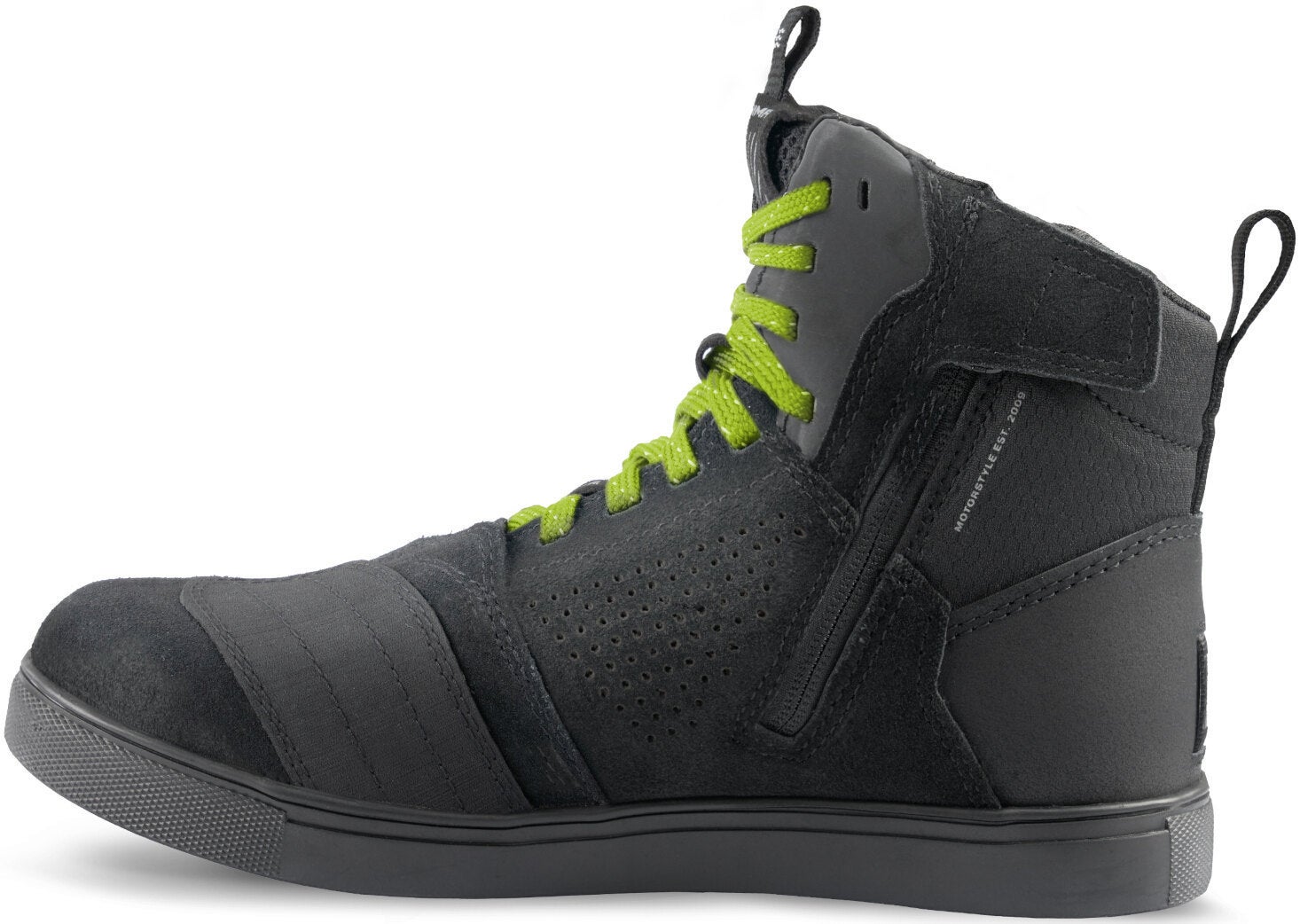 SHIMA Rebel Vented 2.0 perforerede motorcykelsko Sort 42 Figur 6