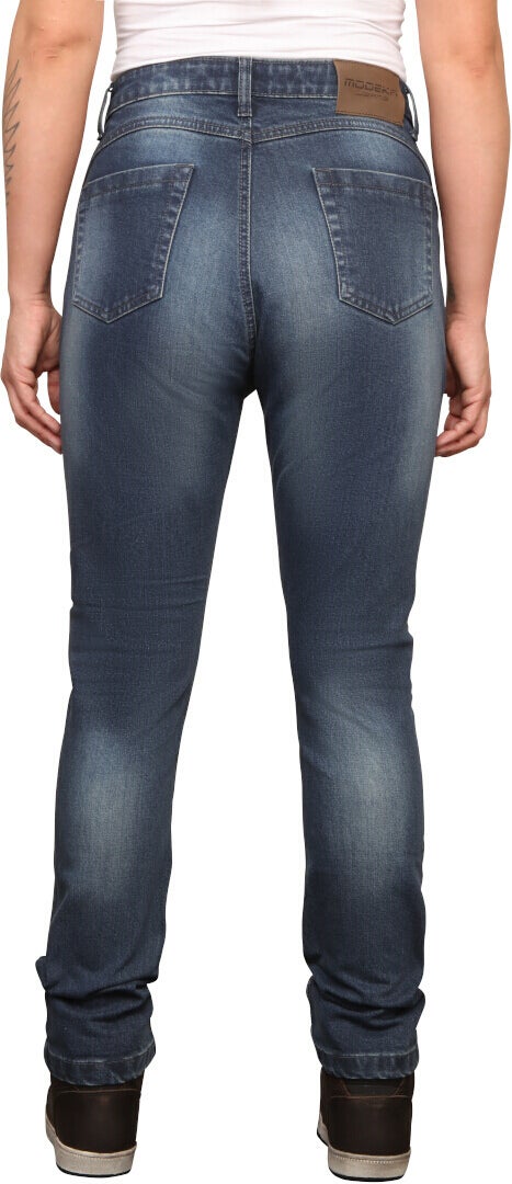 Modeka Lunella Mono Dames Motor Jeans Blue Stone Wash 42 Figuur 2