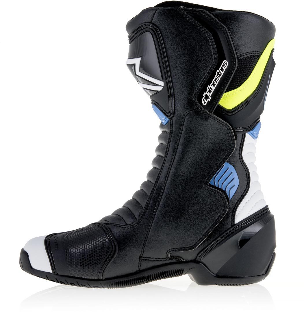 Alpinestars SMX-6 V2 Motorcycle Boots black/white/blue 46 Figure 3