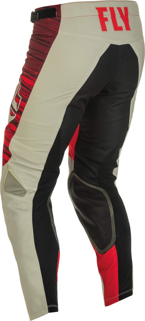 Fly Racing Kinetic Wave Pantaloni Motocross grigio/rosso 38 Figura 4