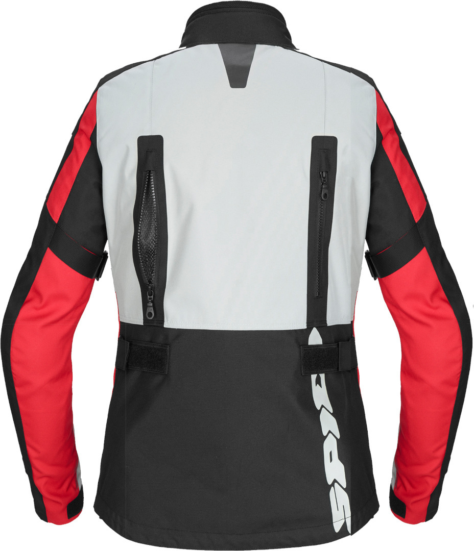 Spidi Crossmaster Motorcycle Textile Jacket grey/black/red S Figure 2