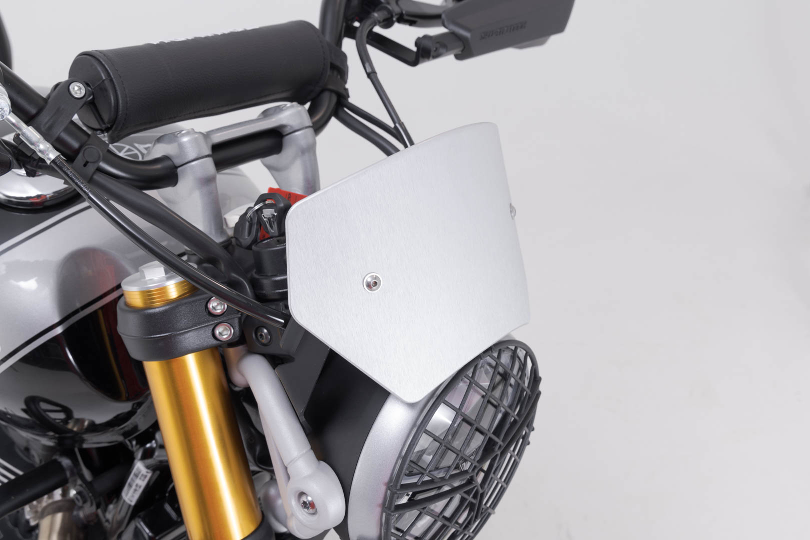 Parbrizul SW-Motech - Argintiu. Triumph Scrambler 400 X (23-). Figura 5