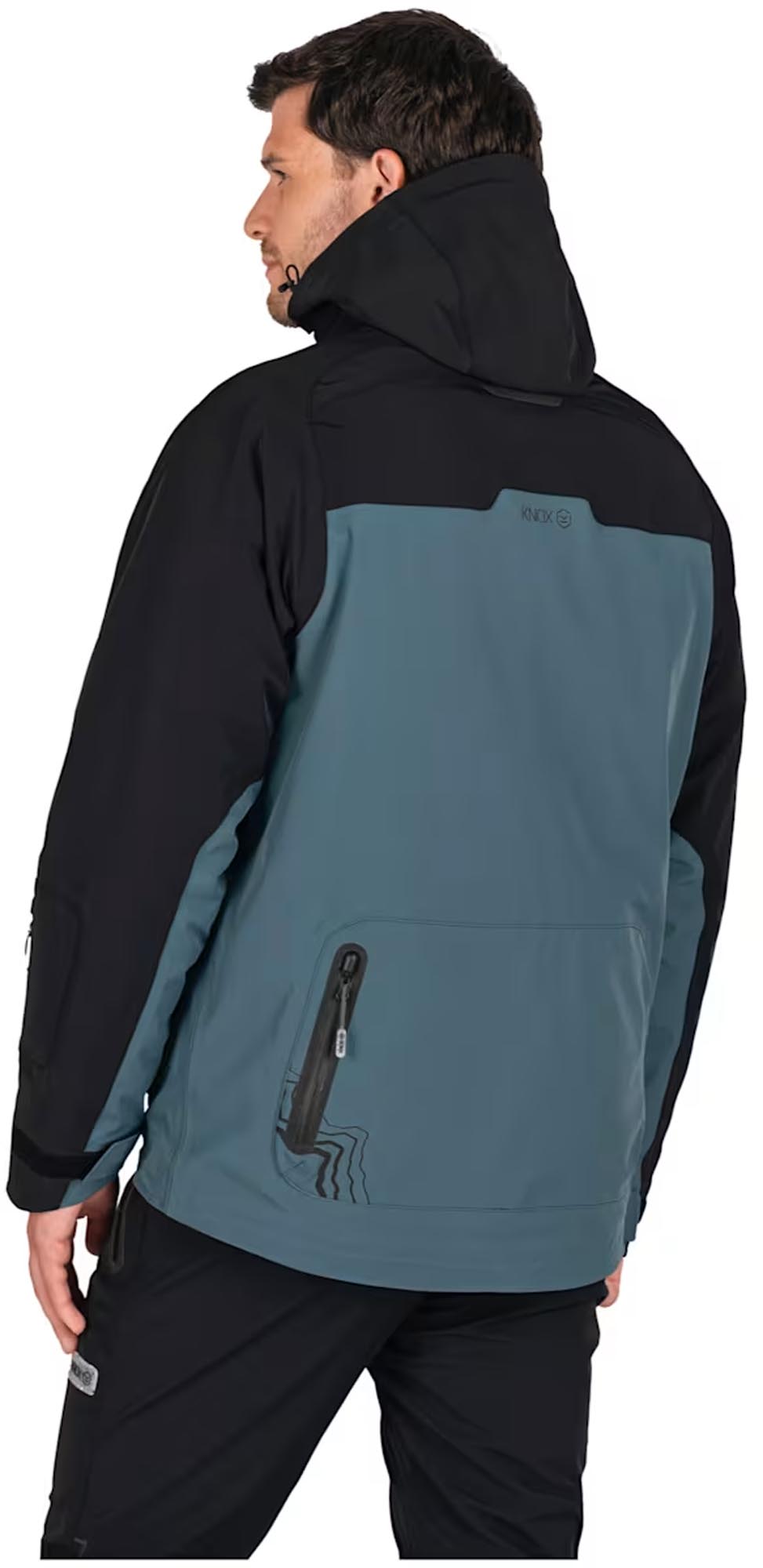 Knox Modra waterproof Motorcycle Textile Jacket petrol/black S Figure 3