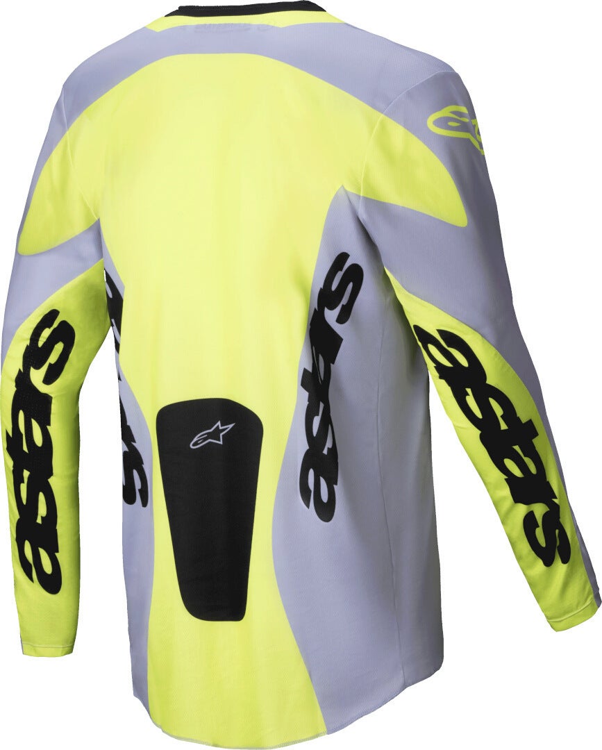 Alpinestars Racer Veil Maglia da motocross grigio/giallo M Figura 2
