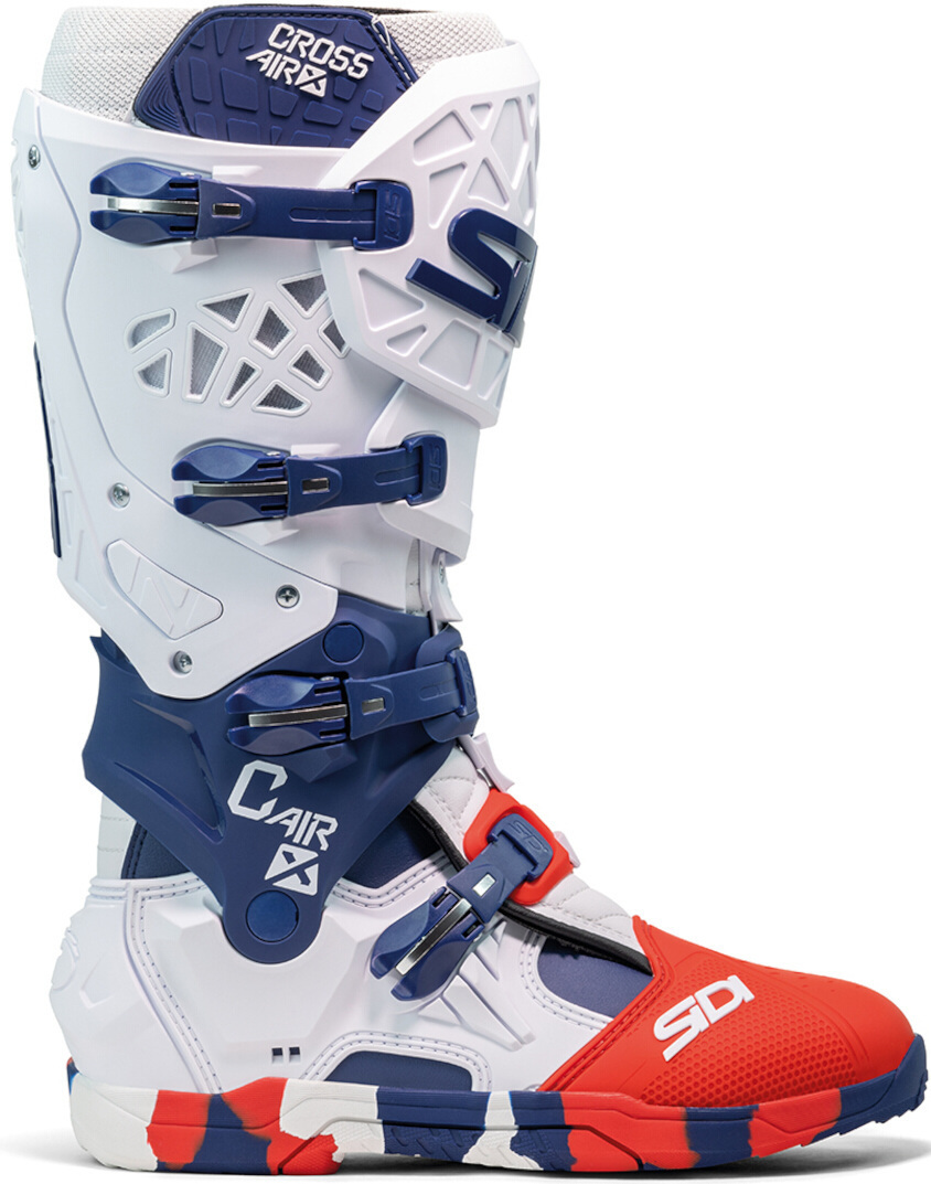 Sidi Crossair-X Motocross Boots white/red/blue 41 Figure 6