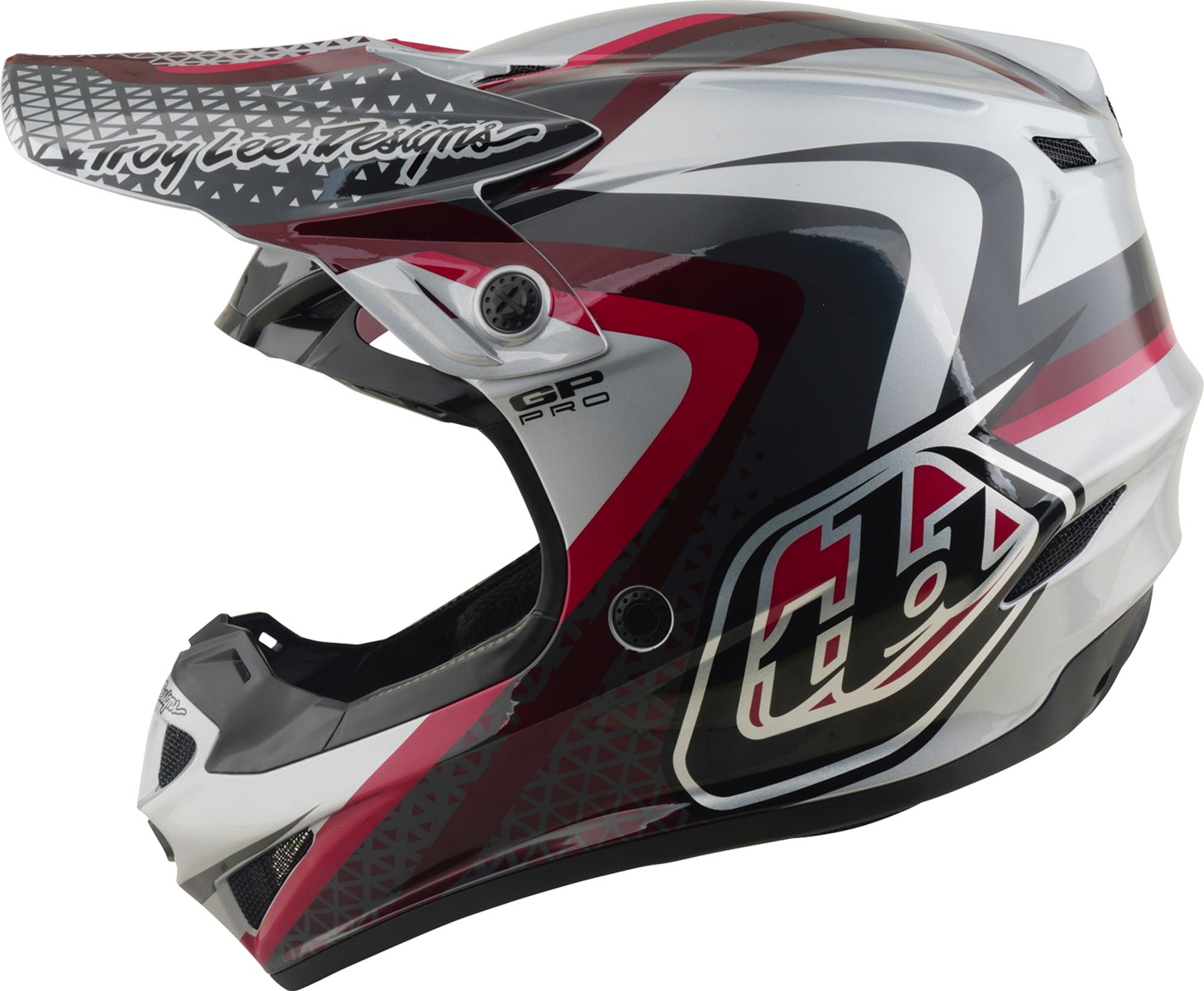 Troy Lee Designs GP Pro MIPS Slides Motocrosshjelm grå XS (54/55) Figur 6
