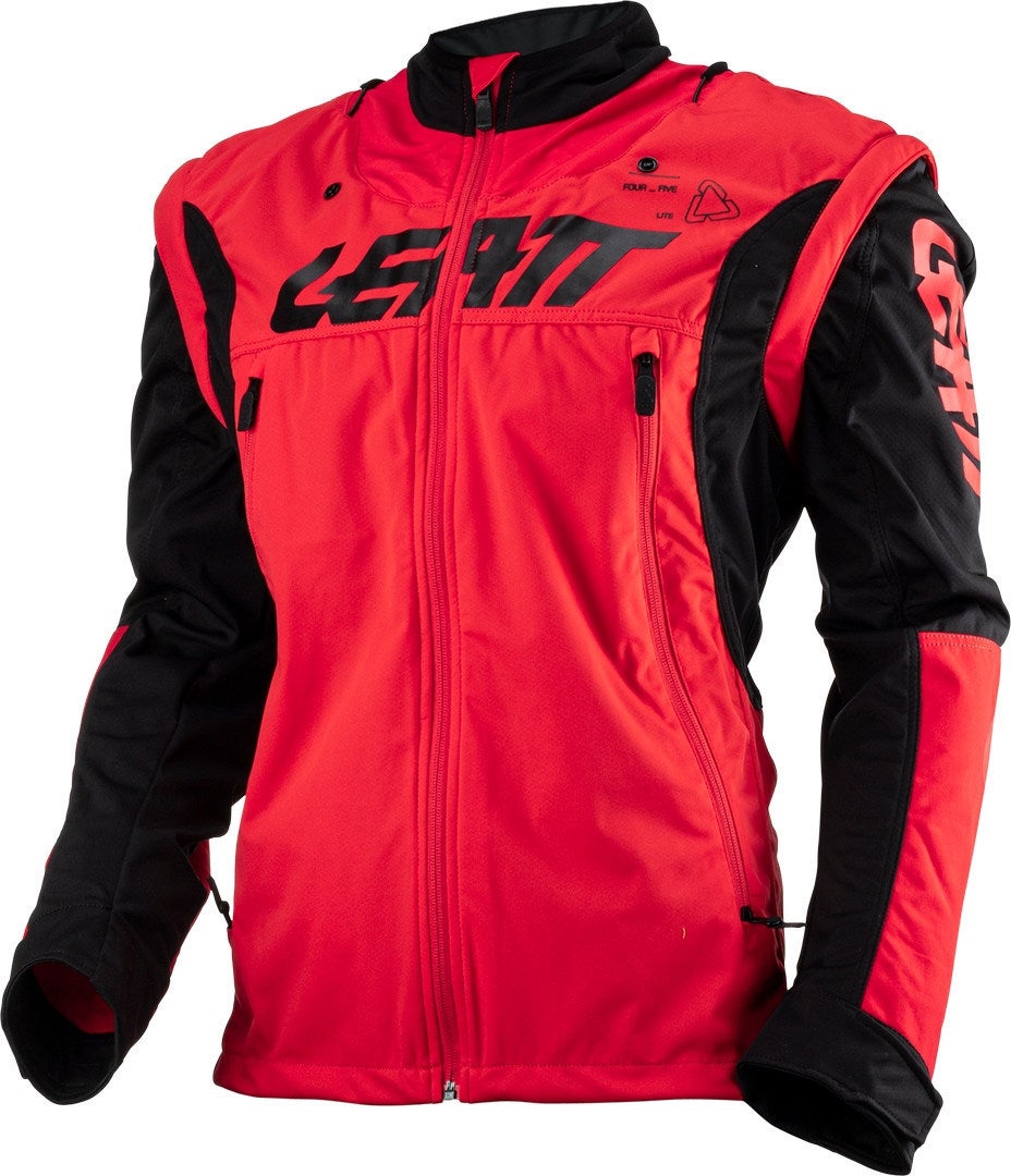 Leatt 4.5 Lite Giacca da motocross impermeabile nero/rosso XL Figura 1