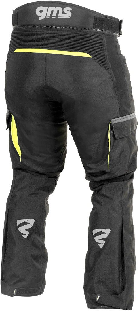 GMS Everest Motorcycle Textile Pants black/yellow 4XL Figure 5