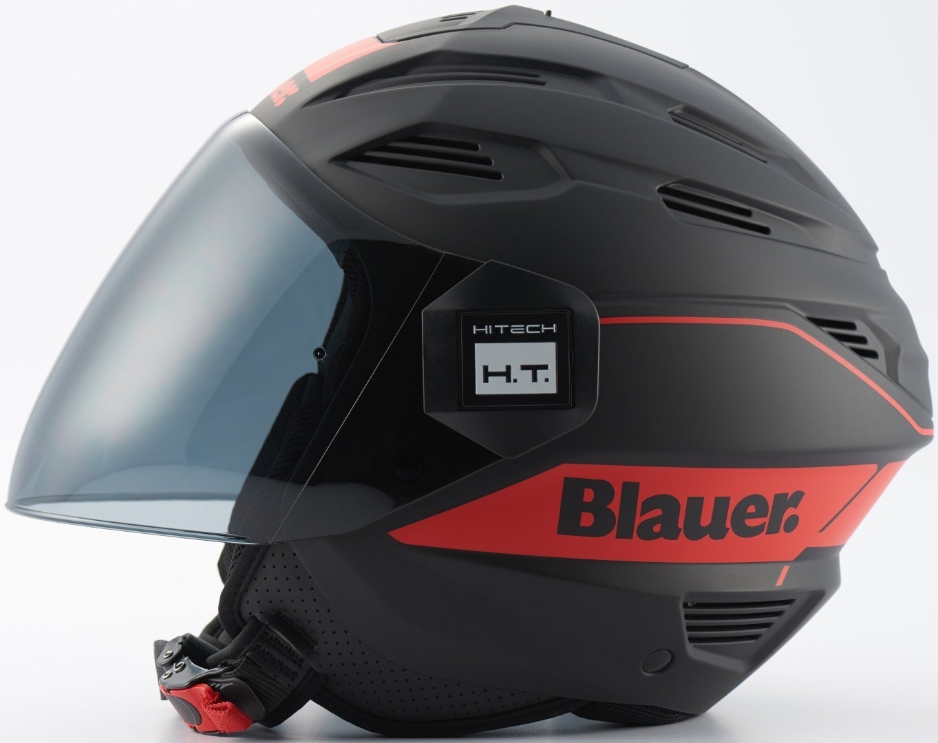 Blauer Brat Jet Helmet black matt/red M (57/58) Figure 6