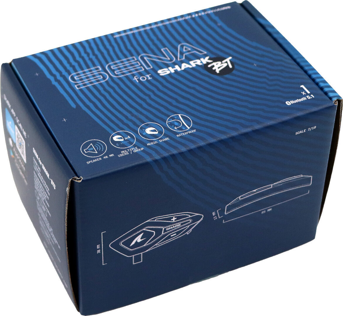 Shark Sena för Shark Bluetooth kommunikationssystem enkel uppsättning Figur 3