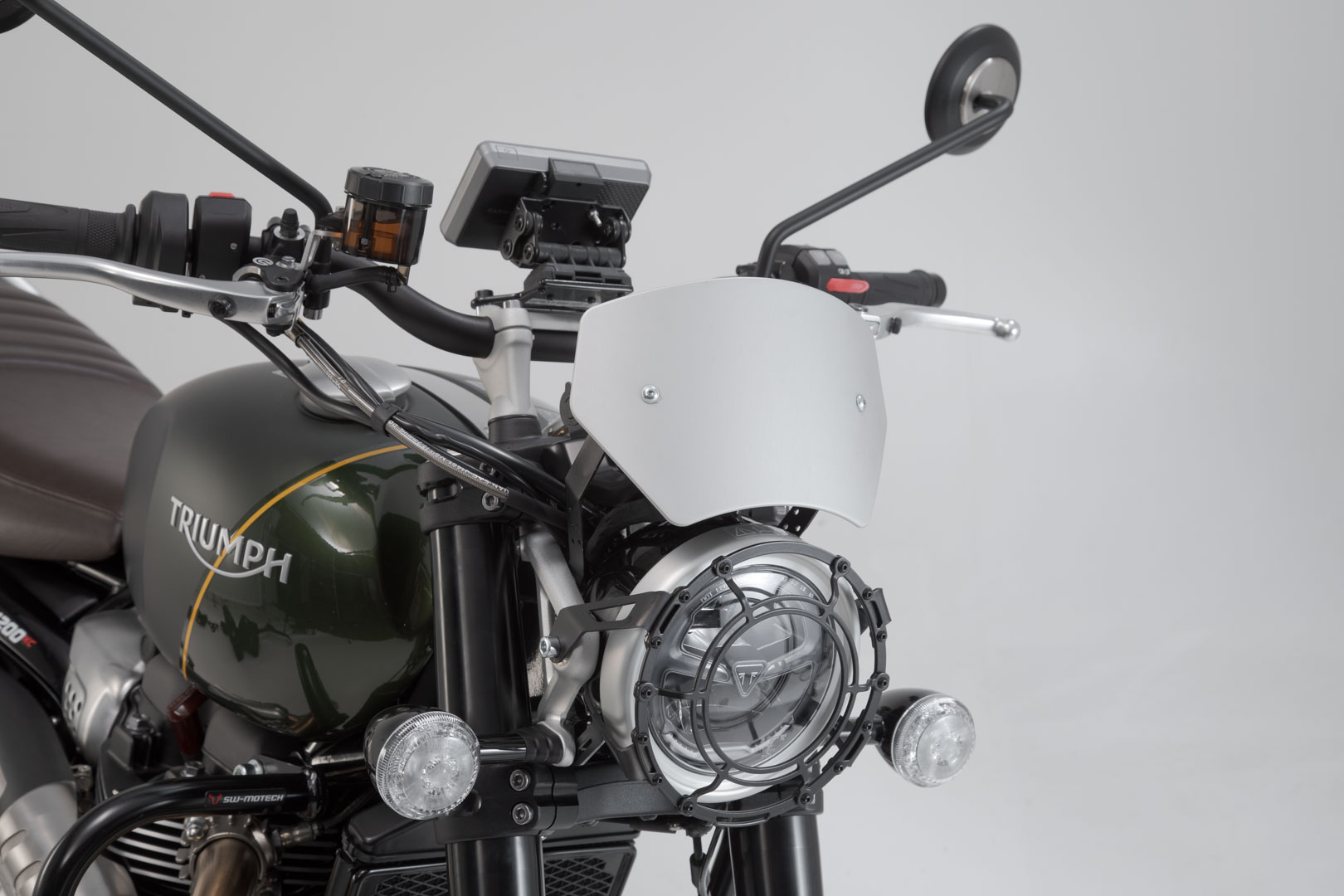 Parbrizul SW-Motech - Gri. Triumph Scrambler 1200 XC / XE (18-). Figura 4