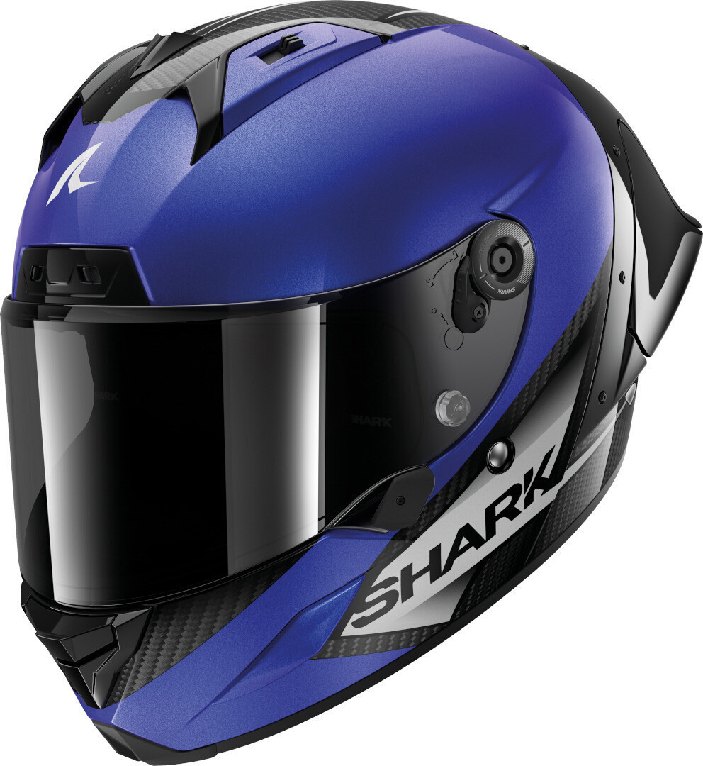 Shark Aeron GP Blank SP Casco nero/blu S (55/56) Figura 1