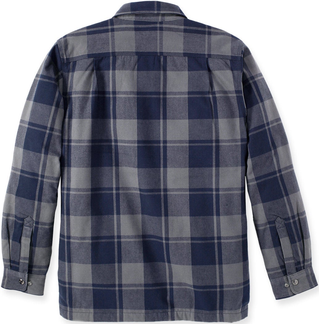 Carhartt Heavyweight Flannel Sherpa Camicia blu M Figura 3