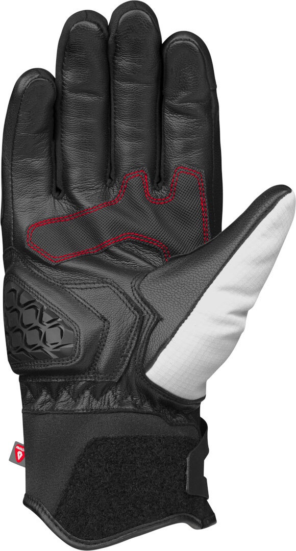 Ixon Pro Knarr Waterproof Winter Motorcycle Gloves black/white/red 2XL Figure 2