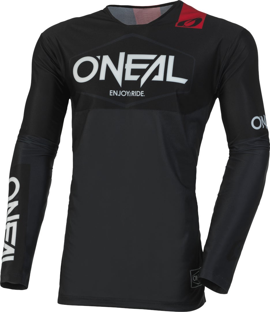 Oneal Mayhem Hexx Motocrosstrøje til unge grå/sort S Figur 1