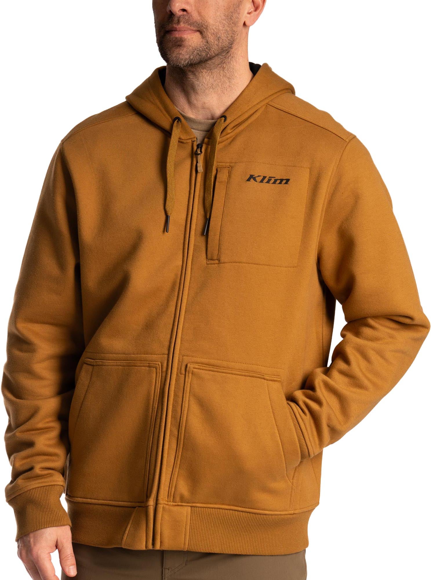 Klim Gunnison Moletom com capuz marrom L Figura 1