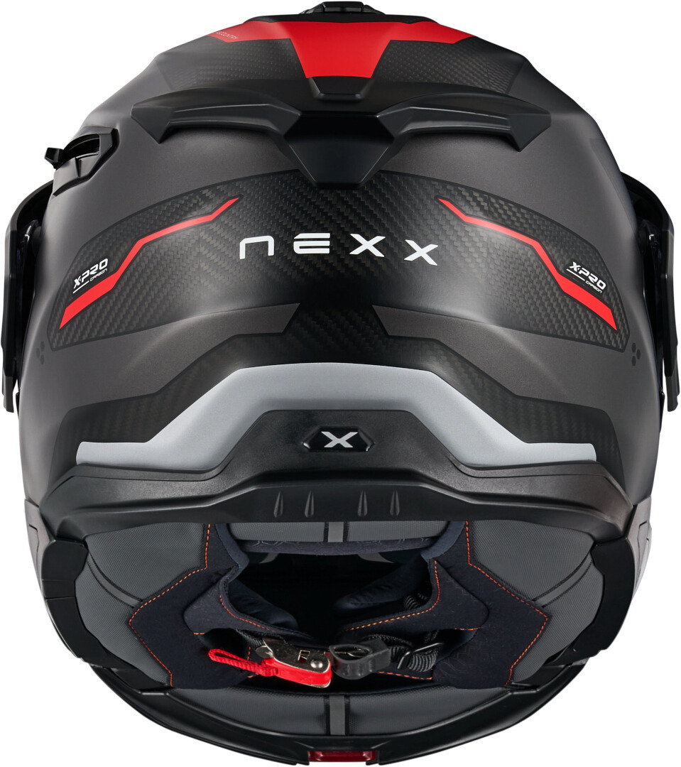 Nexx X.Lifecountry Terra Carbon Cască Gri mat/roșu L (59/60) Figura 4