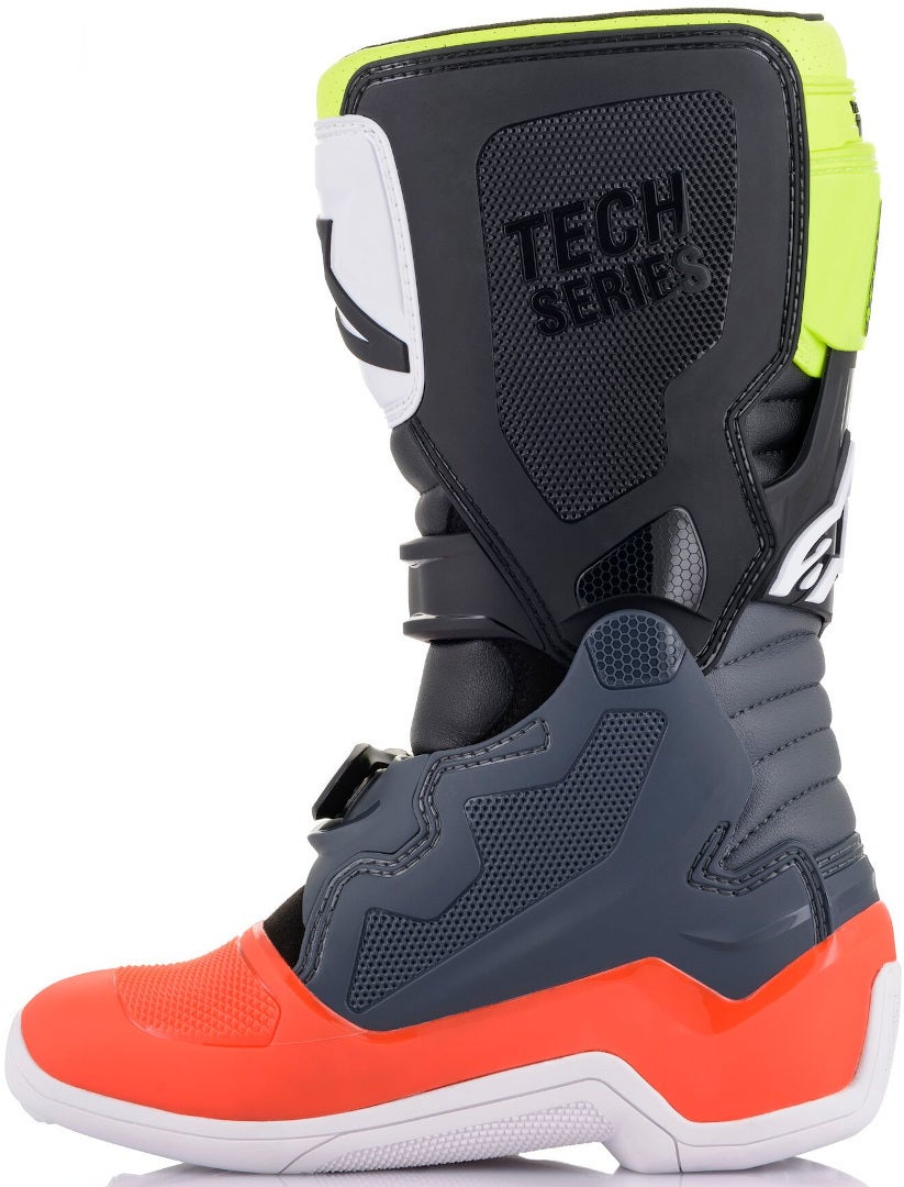 Alpinestars Tech 7S Jugend Motocross Stiefel grau/gelb/rot 39 Abbildung 6