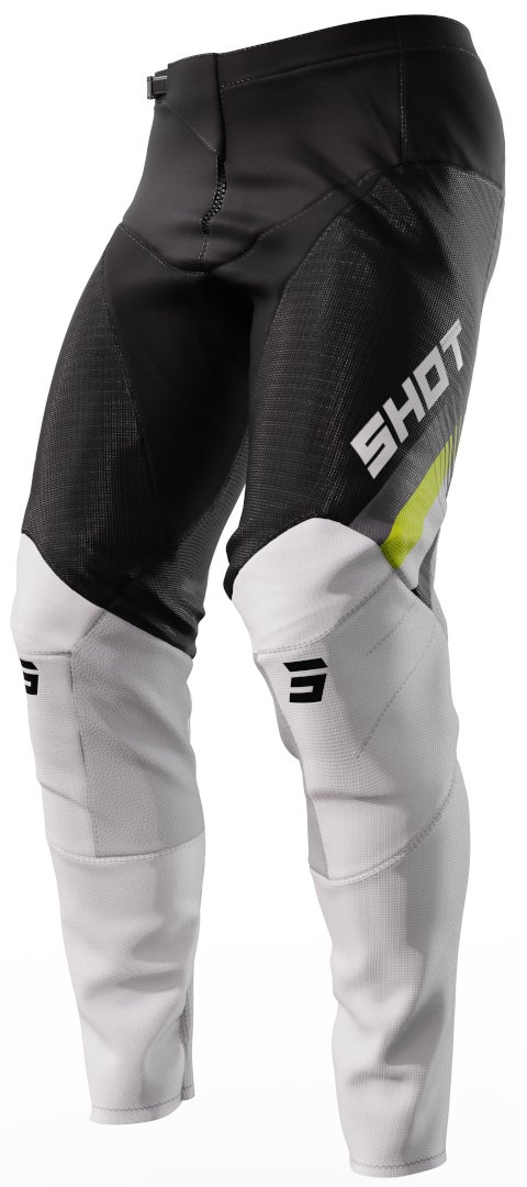 Shot Contact Tracer Motocross Pants black/white/neon-yellow 42 Figure 1