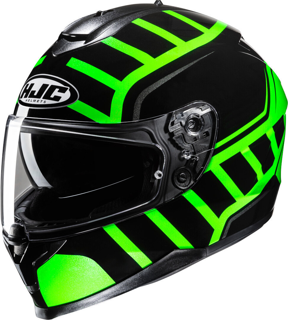 HJC C70N Holt Casque noir/vert S (55/56) Figure 1