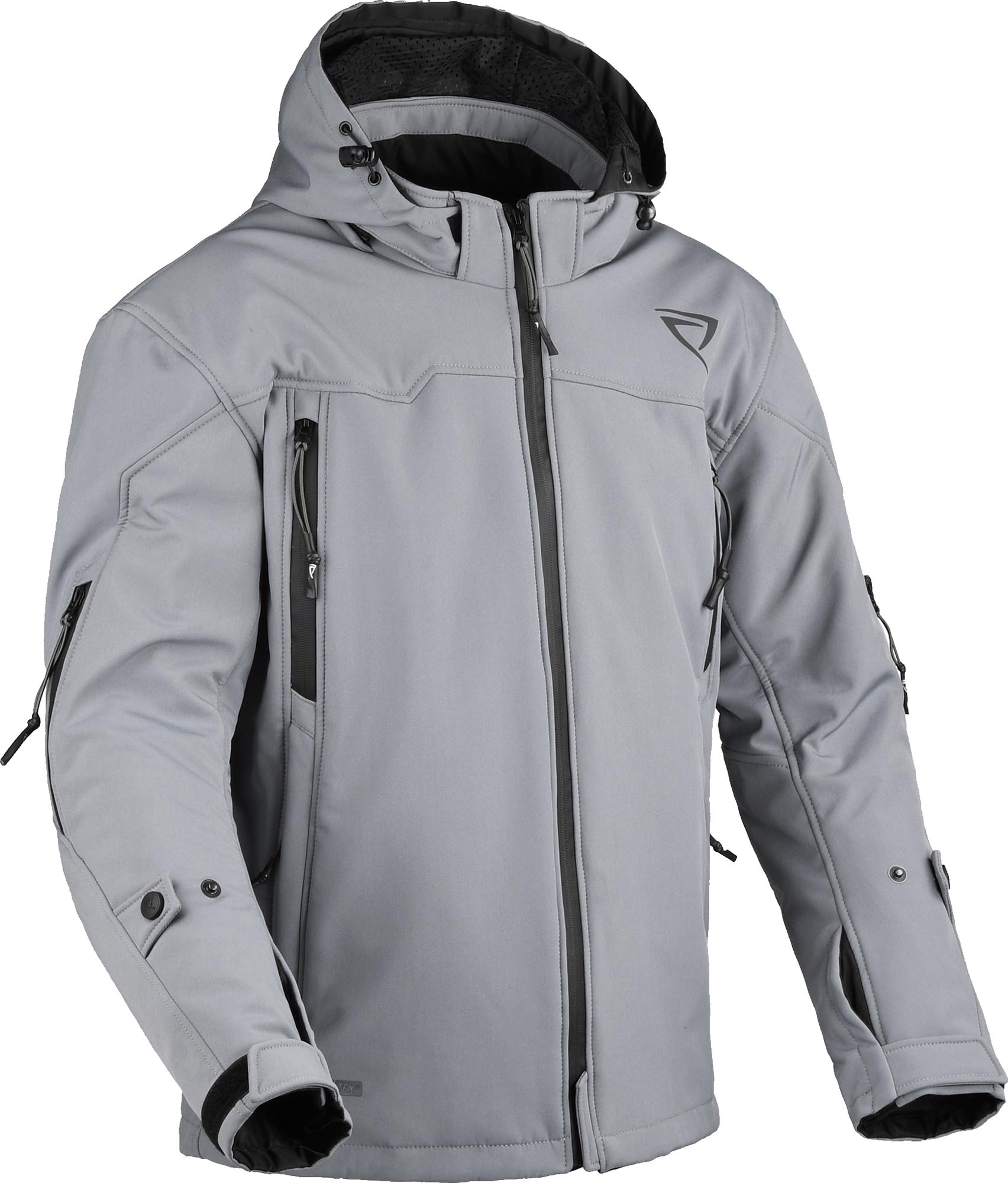 DIFI Jayden Aerotex Veste textile moto imperméable Gris clair L Figure 1