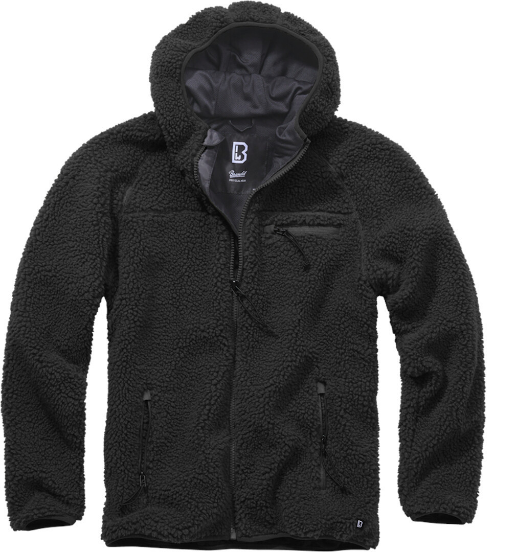 Brandit Teddyfleece Worker Giacca nero L Figura 1