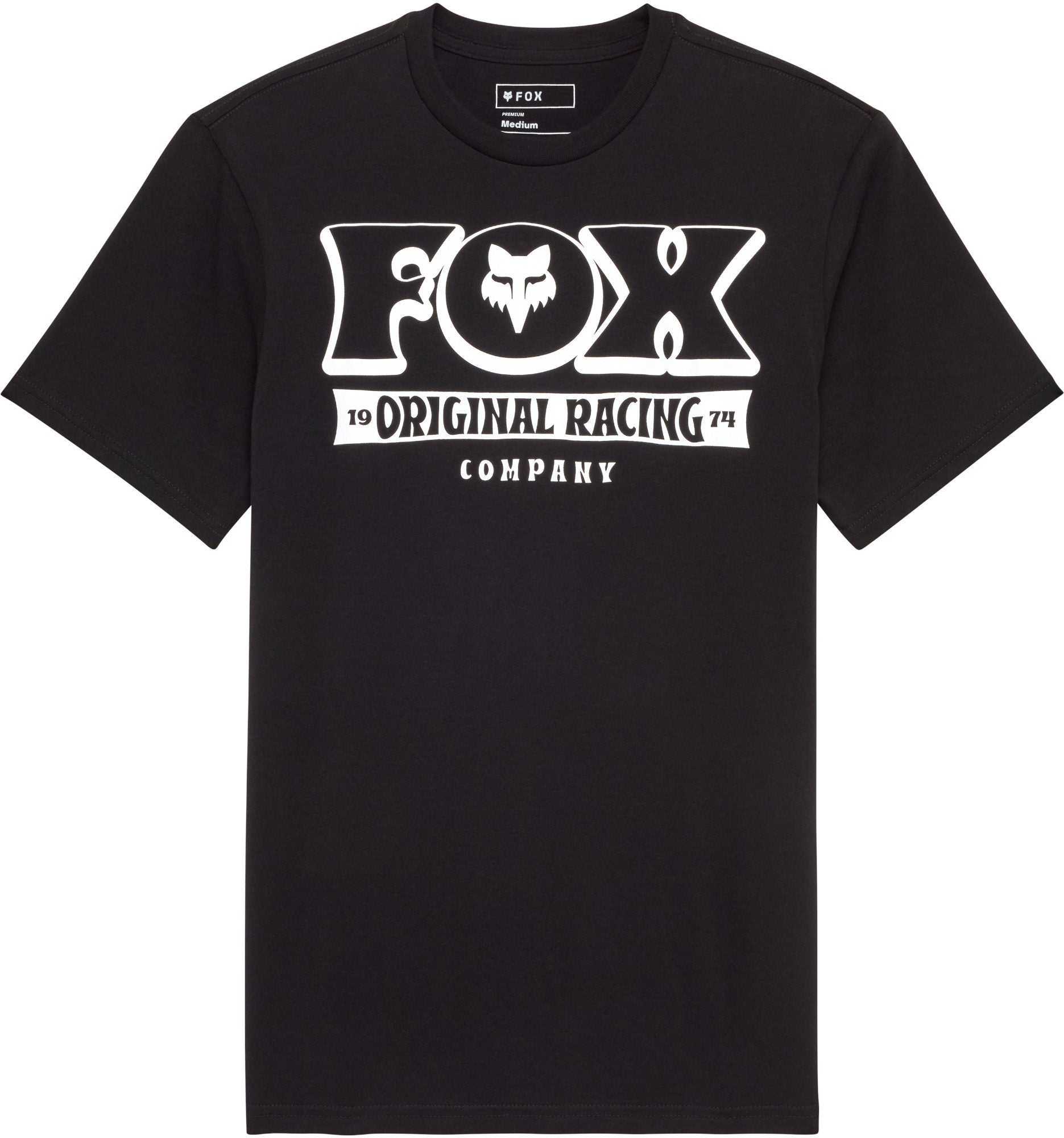 FOX Banner Premium T-paita musta/valkoinen XL Kuva 1