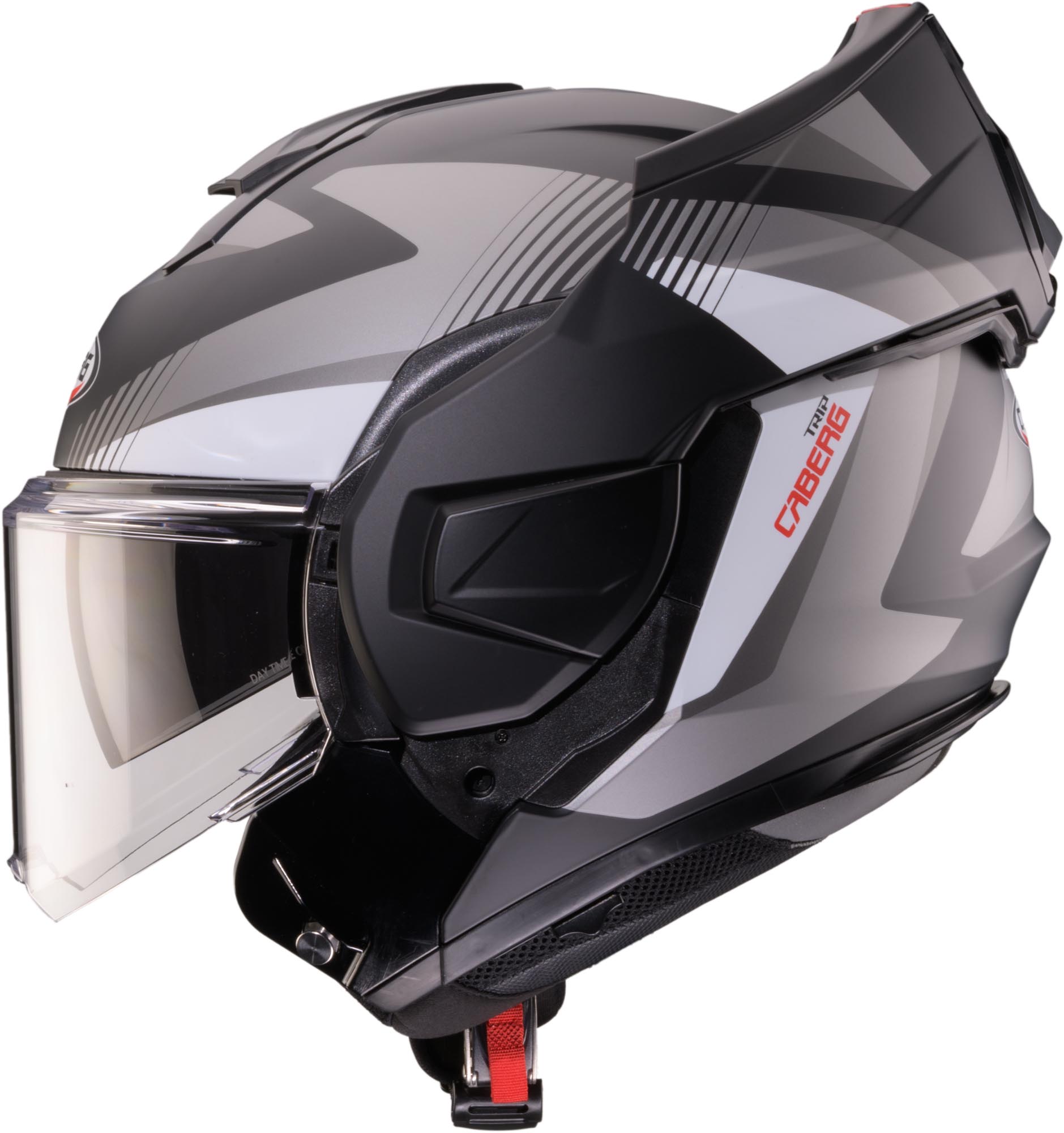 Caberg Trip Lunar Helm zwart matt/grijs/wit M (57/58) Figuur 3