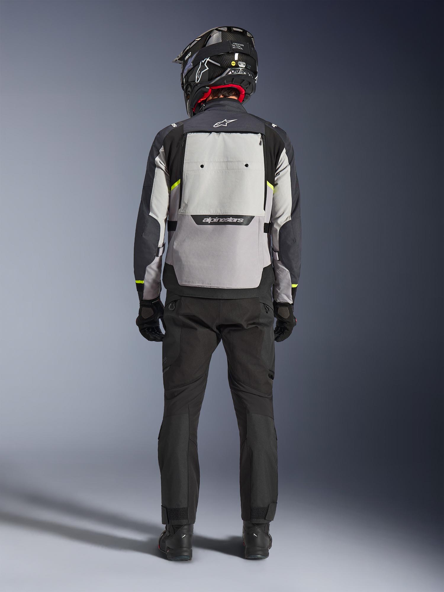 Alpinestars Cusco Drystar Veste textile moto imperméable Gris foncé/gris clair M Figure 13