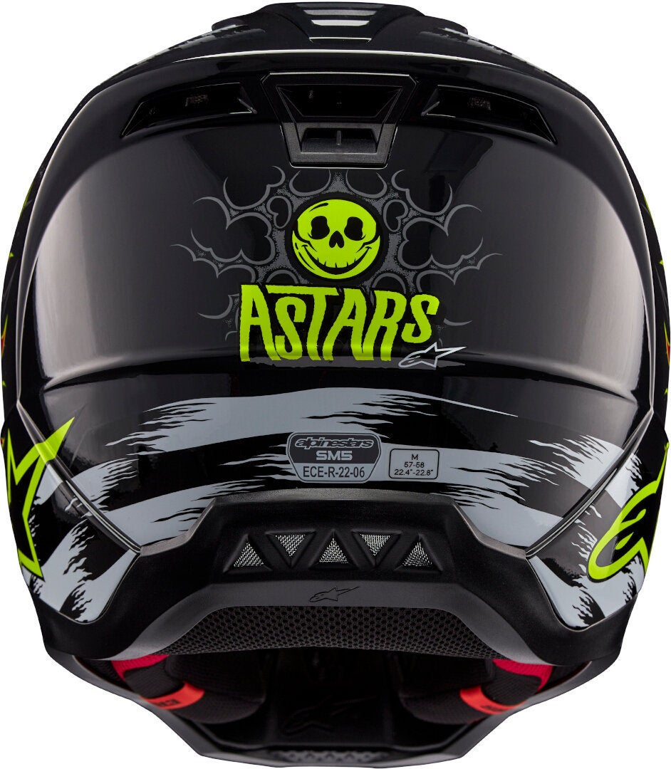 Alpinestars S-M5 Rash Casque de motocross Gris/Rouge XL (61/62) Figure 4