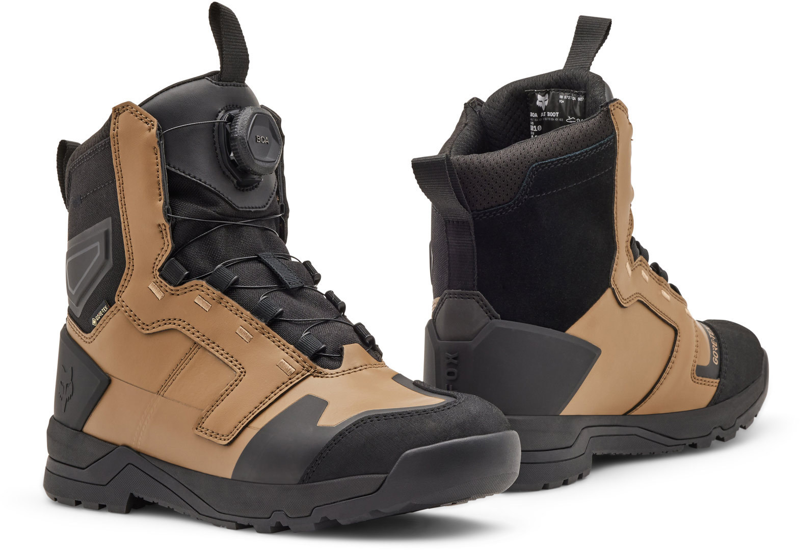 FOX Defend ADV waterdichte motorlaarzen Zwart/Bruin 14 Figuur 1