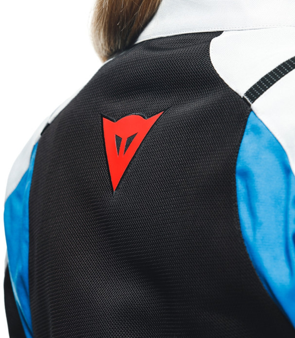 Dainese Desert Tex Damer Motorcykel Tekstiljakke sort/blå 52 Figur 8