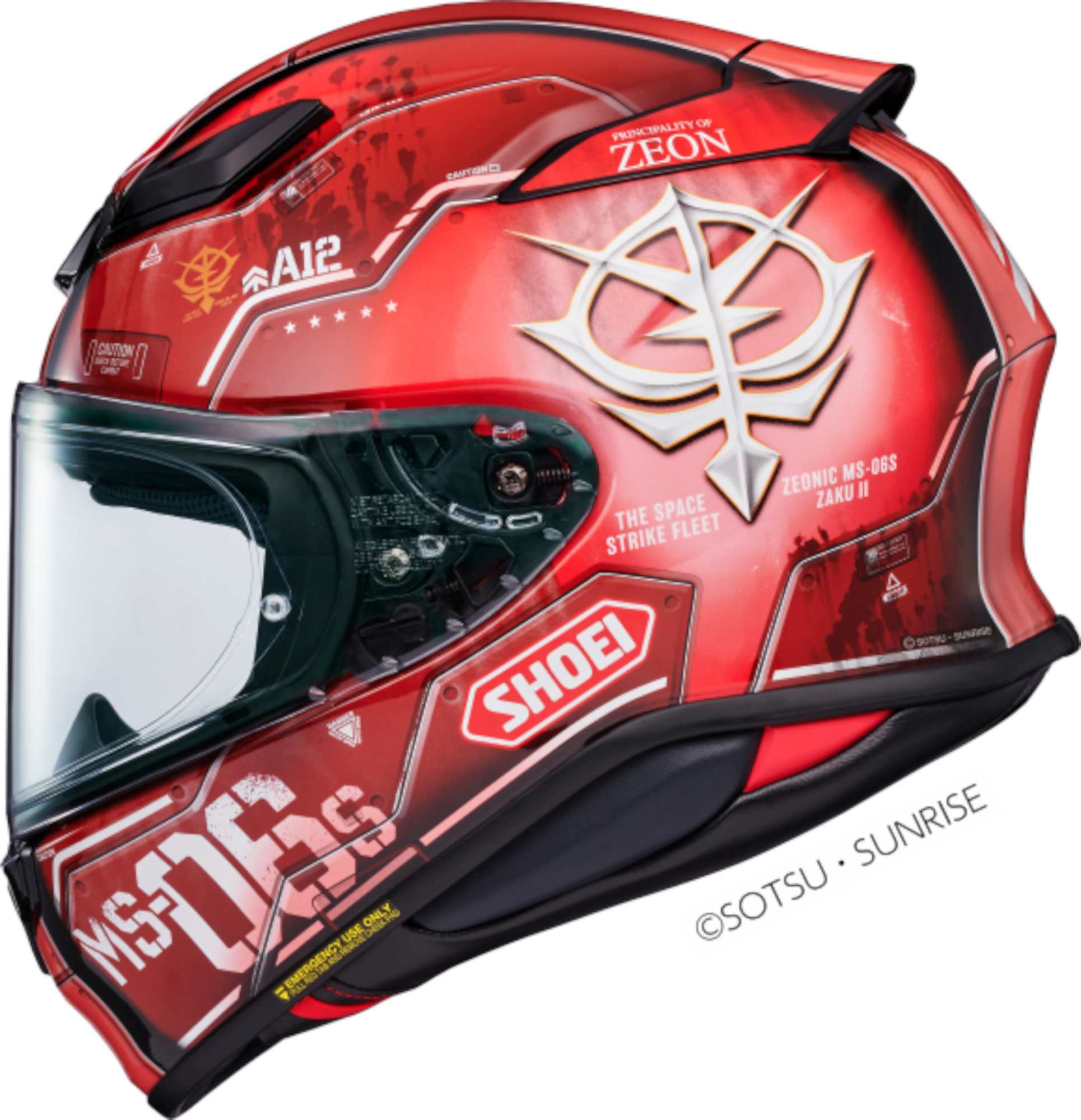 Shoei NXR2 Char's Zaku II Casco L (59/60) Figura 2
