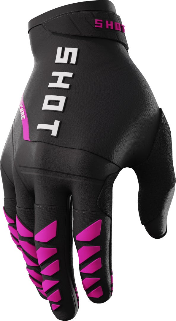 Shot Core Motocross Handsker sort/pink 6 Figur 1