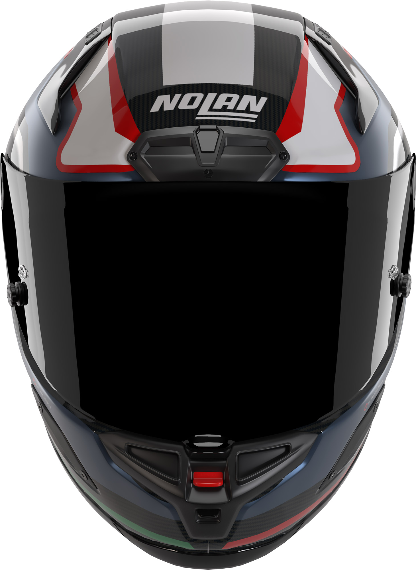 Side view of Nolan X-804 RS Ultra Carbon Piega Helmet